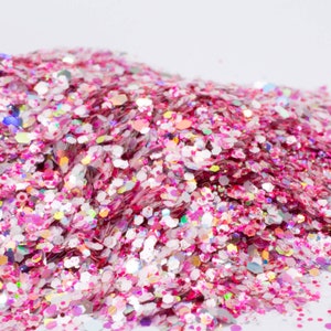 Love Potion//Pink Glitter Mix//Iridescent Pink Glittwer//Metallic Glitter//Solvent Resistant//Bulk Glitter//Tumbler Glitter//Nail Art