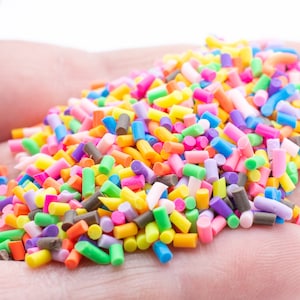 Rainbow Polymer Clay Sprinkles
