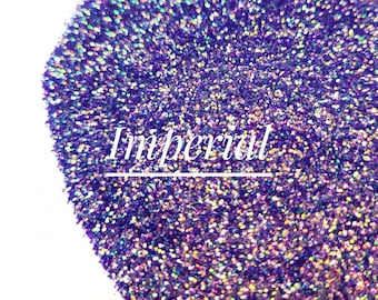 Irisierender Lila Glitzer//Imperial//Fein .015 Hex //Blaue Glitzermischung//Lösungsmittelbeständig//Tumbler Glitter//Nail Art Glitter//Bulk Glitter