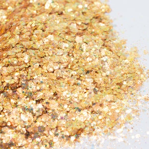Manhattan//Chunky Gold Glitter Mix