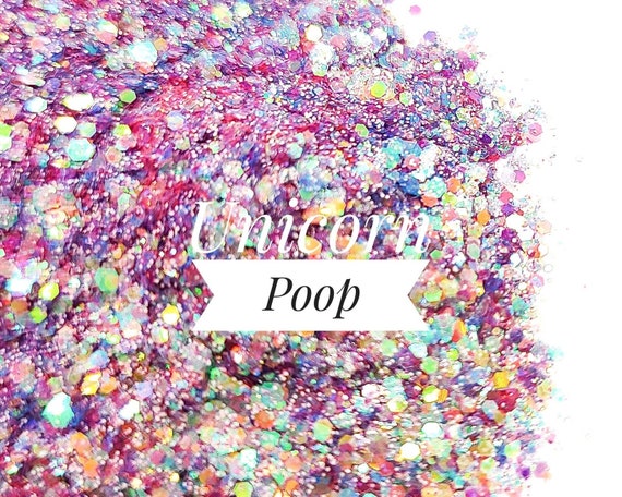 Cosmetic Grade Glitter//Unicorn Poop//Pink Glitter Mix//Solvent  Resistant//Makeup Glitter//Nail Glitter//Body Glitter//Lip Gloss Glitter