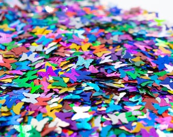 Butterfly Confetti // Rainbow Metallic Glitter