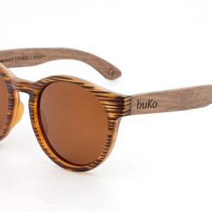 Savannah Wooden Sunglasses by buKo - Mens & Womens Wood Sunglasses