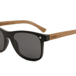 Stark Wooden Sunglasses by buKo - Mens & Womens Wood Sunglasses