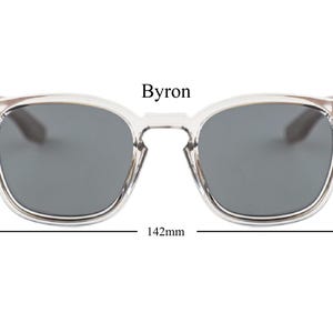 Byron-zonnebril van BUKO met houten armen en UV400 gepolariseerde lenzen afbeelding 7