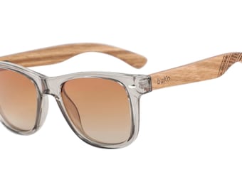Runaway Haze Wooden Sunglasses by buKo - Men's & Women's Sunglasses