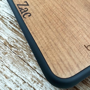 Personalisierte Holz Handyhülle