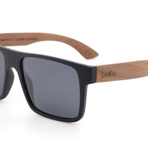 Hall Wooden Sunglasses by buKo - Mens & Womens Wood Sunglasses