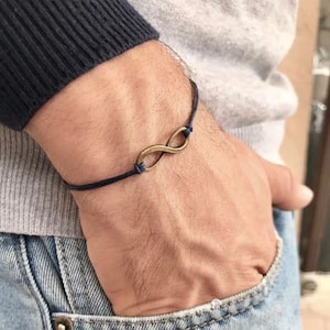 Infinity Bracelet Men Etsy Australia