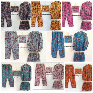 Wowens Plus Pajama Sets All Over Print Sleepware Lounge Royal Blue 5XL 