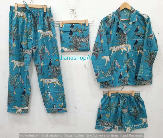 Forever Joy Cotton Night Suit Short Set – Papayawhims