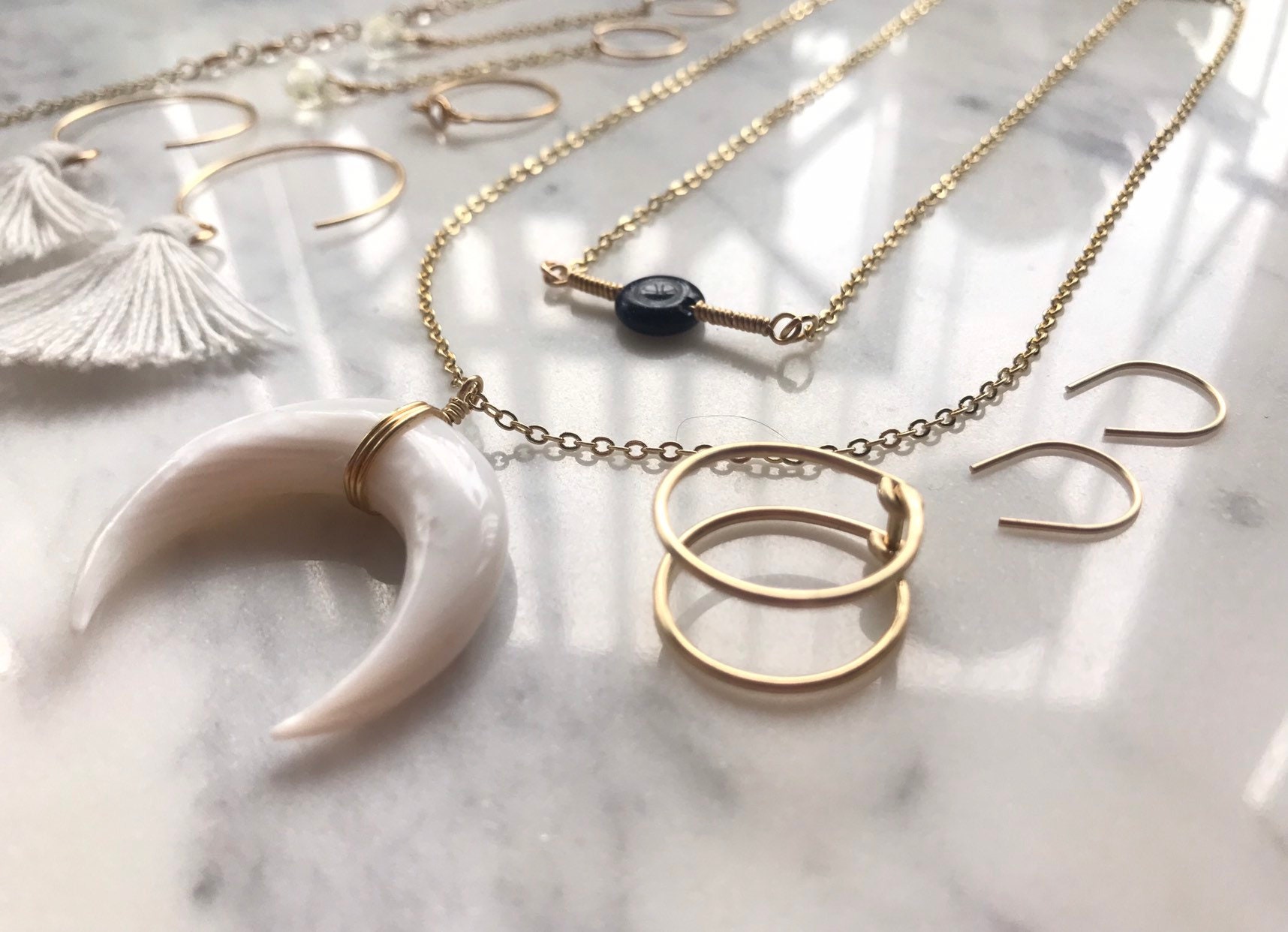 The Trix Ring - jewelry, double band, minimal, dainty