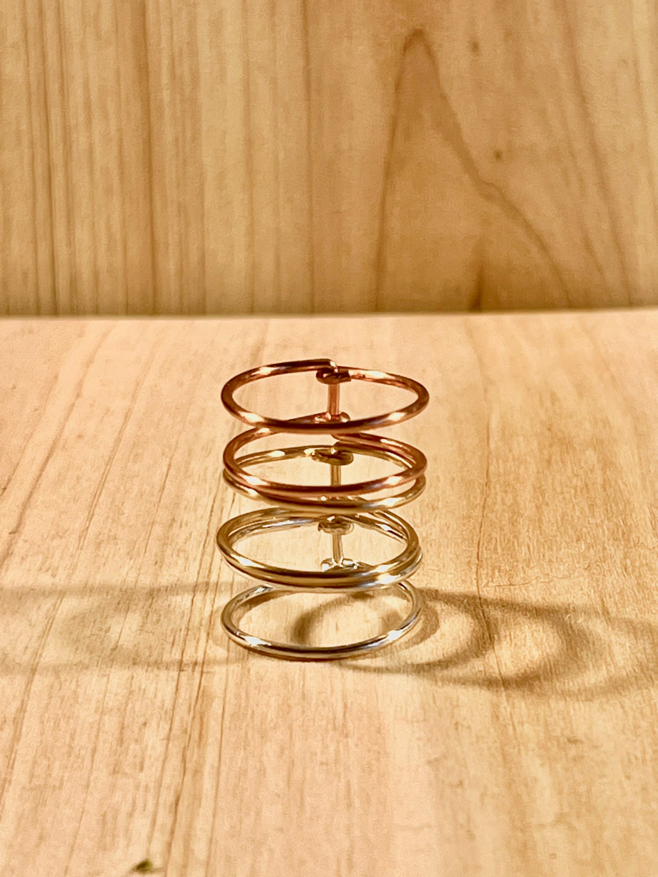 The Trix Ring - jewelry, double band, minimal, dainty