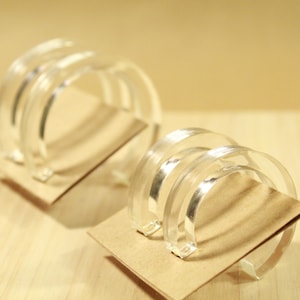 The Icicle Hoops - jewelry, minimal, dainty, simple, beads, resin, small, gold, handmade, preorder