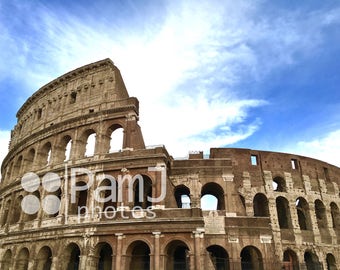 Colosseum, Rome, Flavian Amphitheater, Italy, Travel Photography, Travel Wall Art