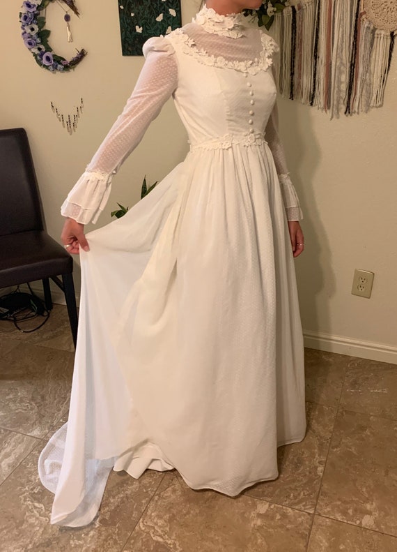 Vintage 1970s prairie dress