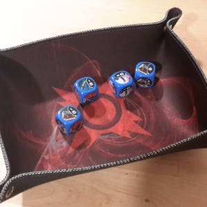 Sith Print Collapsible Dice Tray with Sewn Edge