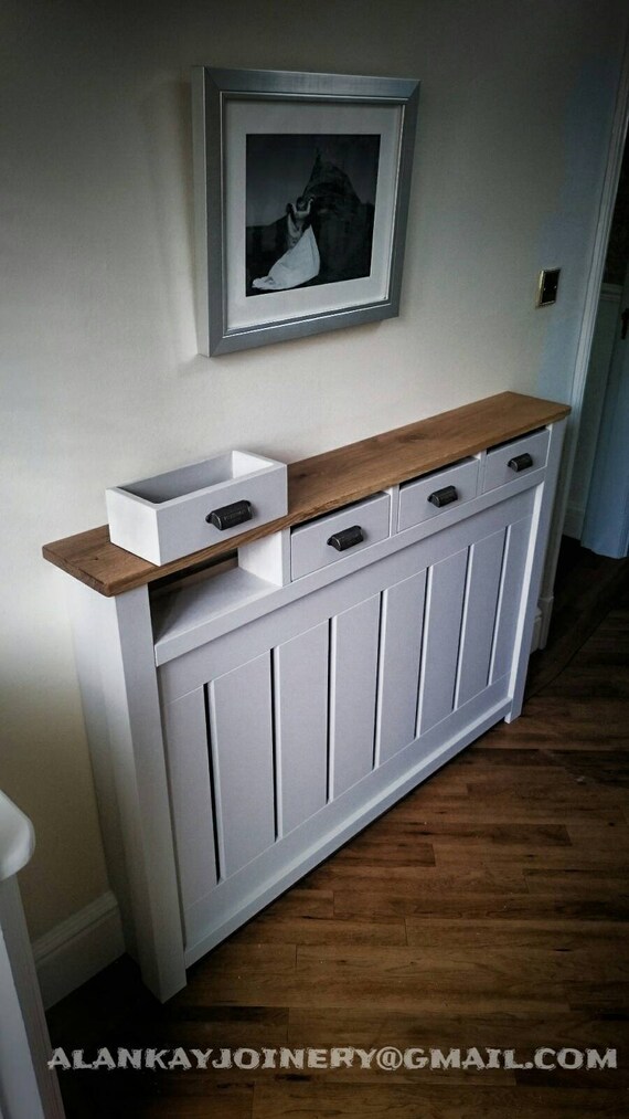 Radiator Cover Cabinet Bespoke With Working Draws Etsy