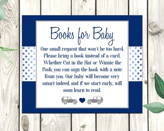 SUV Books For Baby Card