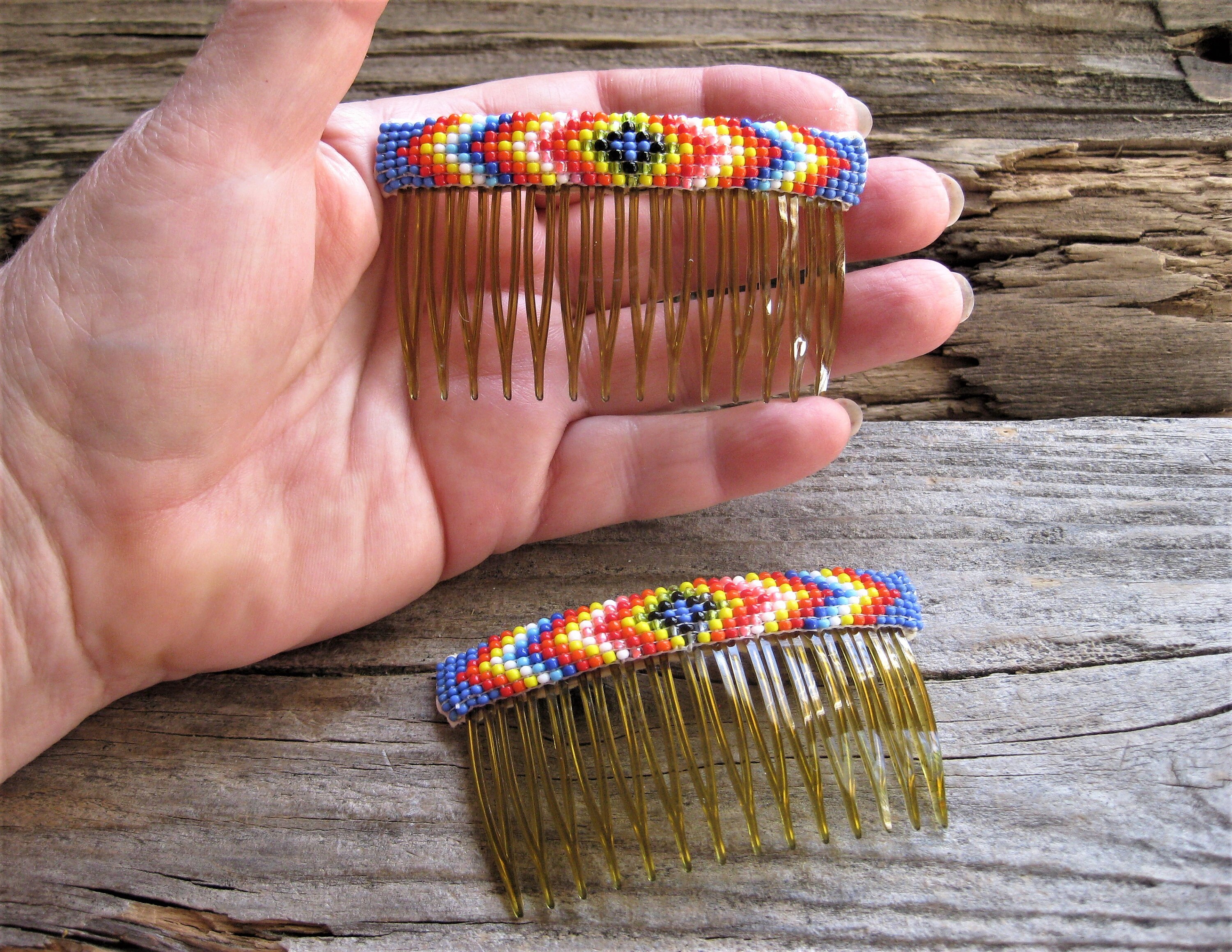 Navajo Woven Seed Combs Combs | Hand-Carved — Tierra Wools main image 2