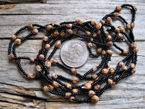 Navajo Ghost Bead and Natural Stone Necklaces - Native American Necklaces