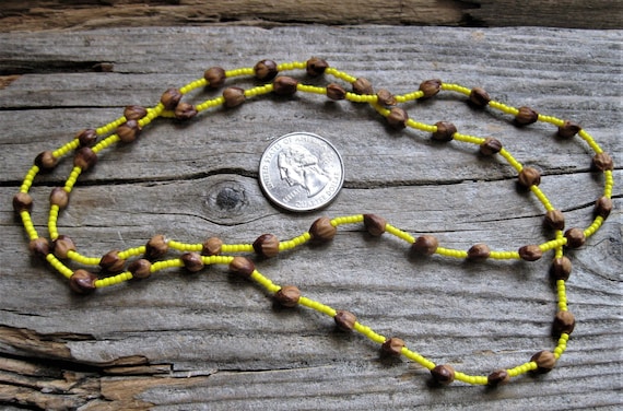 Navajo GHOST BEAD 28 NECKLACE 3 1/2 Tassel, Traditional Protection,  Healing. Bright Red Glass Seed Beads With Juniper 'cedar' Berries. - Etsy