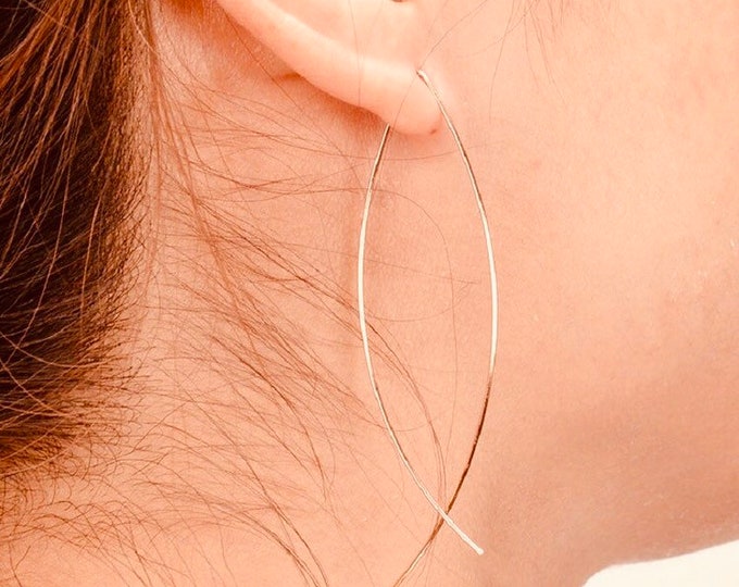 Arc Dainty Threader Earrings
