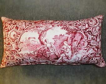 CushionPillow Cover Special Vacation RESERVED French fabric pillow, 1800s