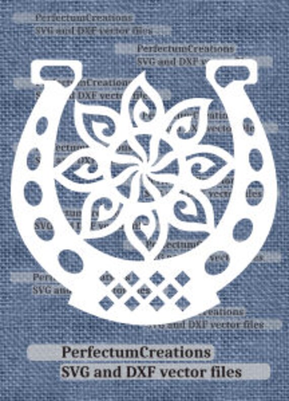 Sonne Und Hufeisen Vector Svg Und Dxf Dateien Fur Die Vorlage Etsy