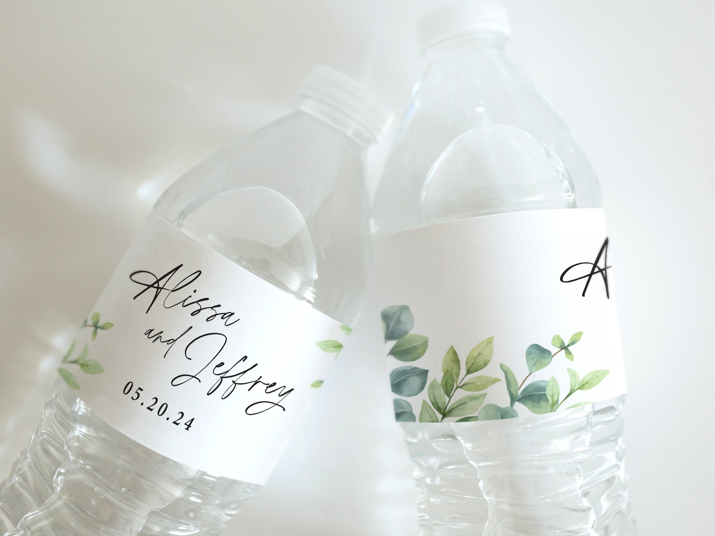 Water Bottle Label - Wedding Water Bottle Label - Bridal