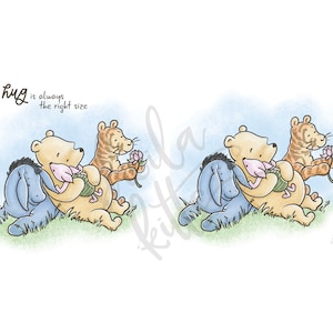 Classic Winnie the Pooh Sublimation  - Pooh Clipart - Winnie the Pooh Artwork - Pooh Illustration - Pooh Piglet Eeyore Tigger - Pooh PNG