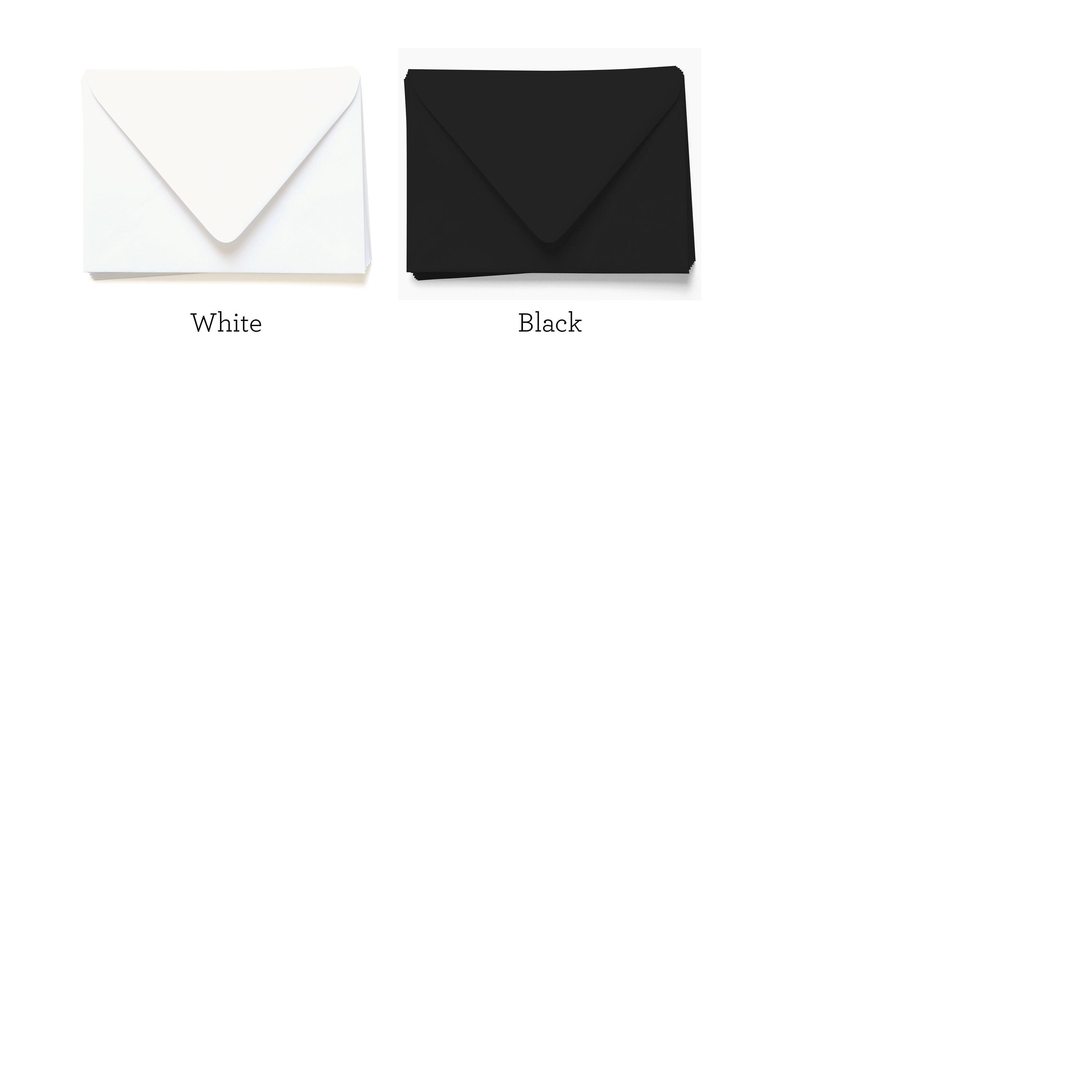 Personalized Stationery Set - Script Note Card Set - Simple Modern Flat ...