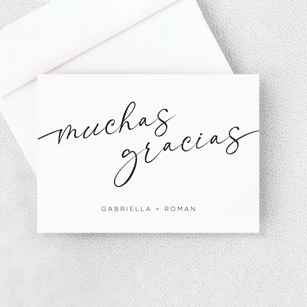 Muchas Gracias - Etsy