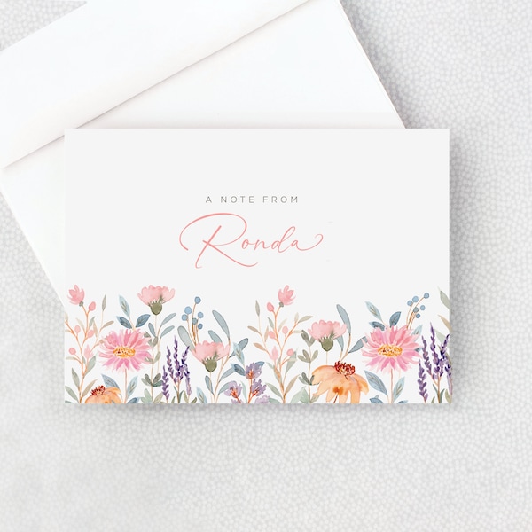 Personalized Note Cards With Envelopes - Etsy