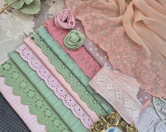 Fabrics for dolls and teddy. Hand-dyed fabrics for doll clothes. Textured cottons. Fabrics for tailoring dolls. Handmade. DIY