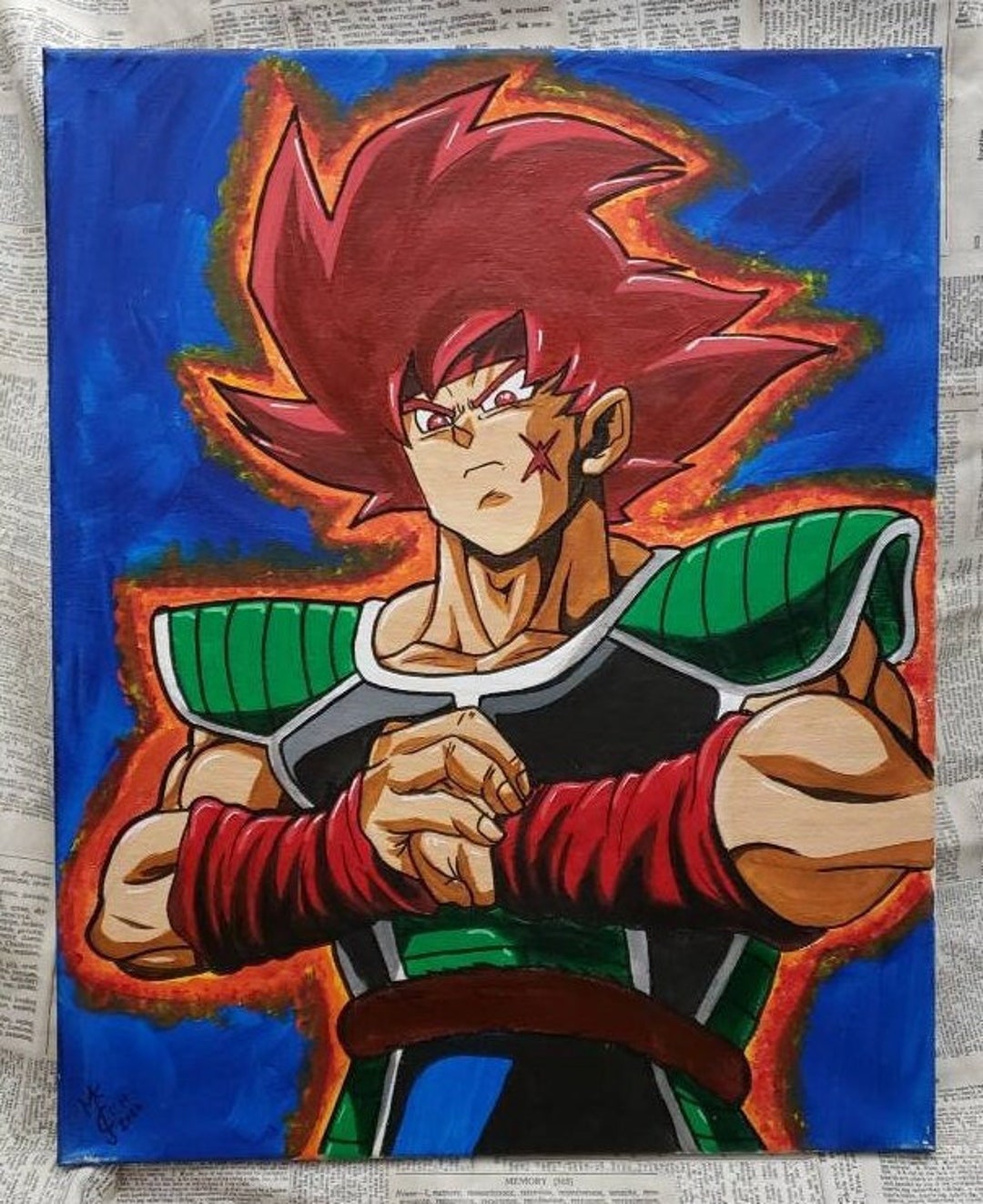 Super Saiyan God Goku Traditional Anime Drawing Room -  Sweden