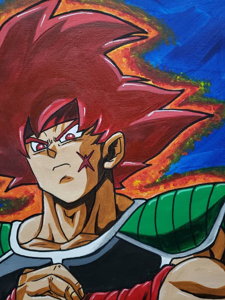 Super Saiyan God Bardock Dragon Ball Universe Acrylic -  Singapore