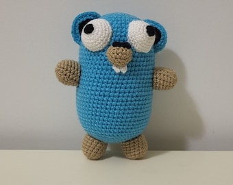 Gopher - Golang mascot with bugged out eyes