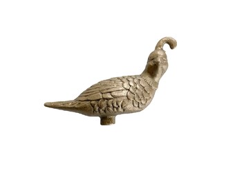 Brass quail hose faucet handle, outdoor garden valve bib decor