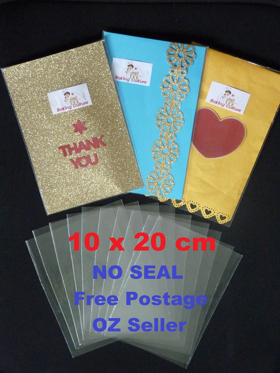 100 Clear Cellophane Bags 10cm X 20cm Non Seal 40 Micron Etsy Australia