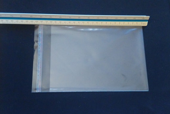 Sealable OPP Clear Poly Bag Cellophane 20cm x 27cm High Quality UK Seller