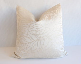 Luxury Ivory Shine Pillow Covers, Ivory Cream Shine Pillow Covers, Pillow Cover, Cushion Covers,