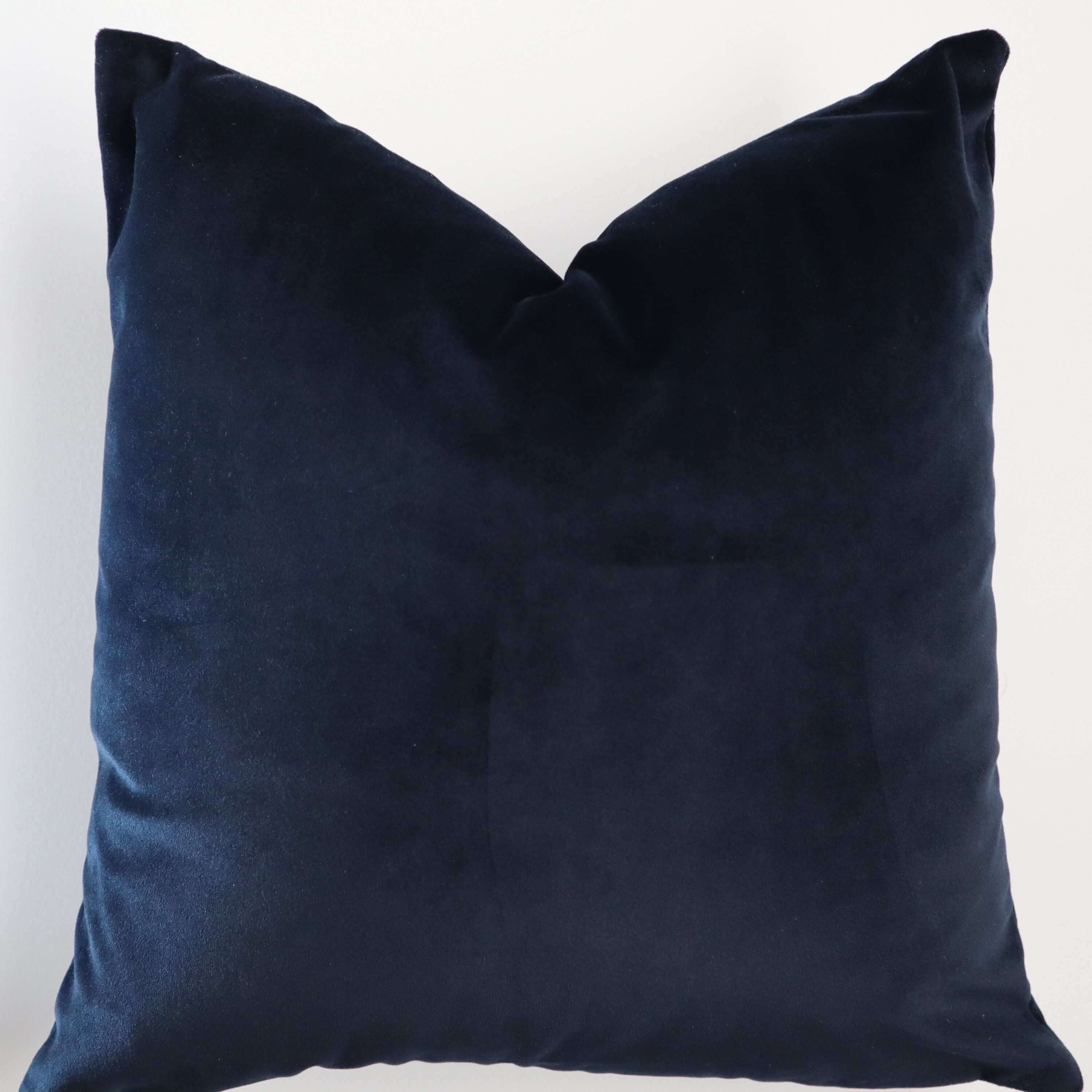 Velvet Pillow Cover Midnight Blue Velvet Pillows pillows Etsy