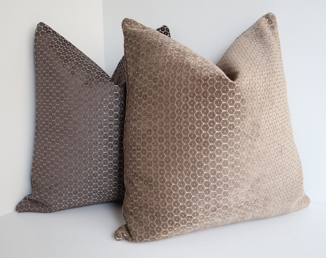 Sable Chenille Pillow Covers, Chenille Pillows, Sable Pillow Covers