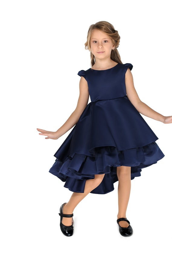 dark blue dress for girl
