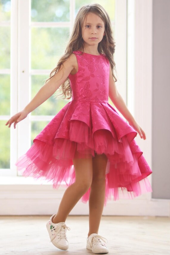 crimson flower girl dresses