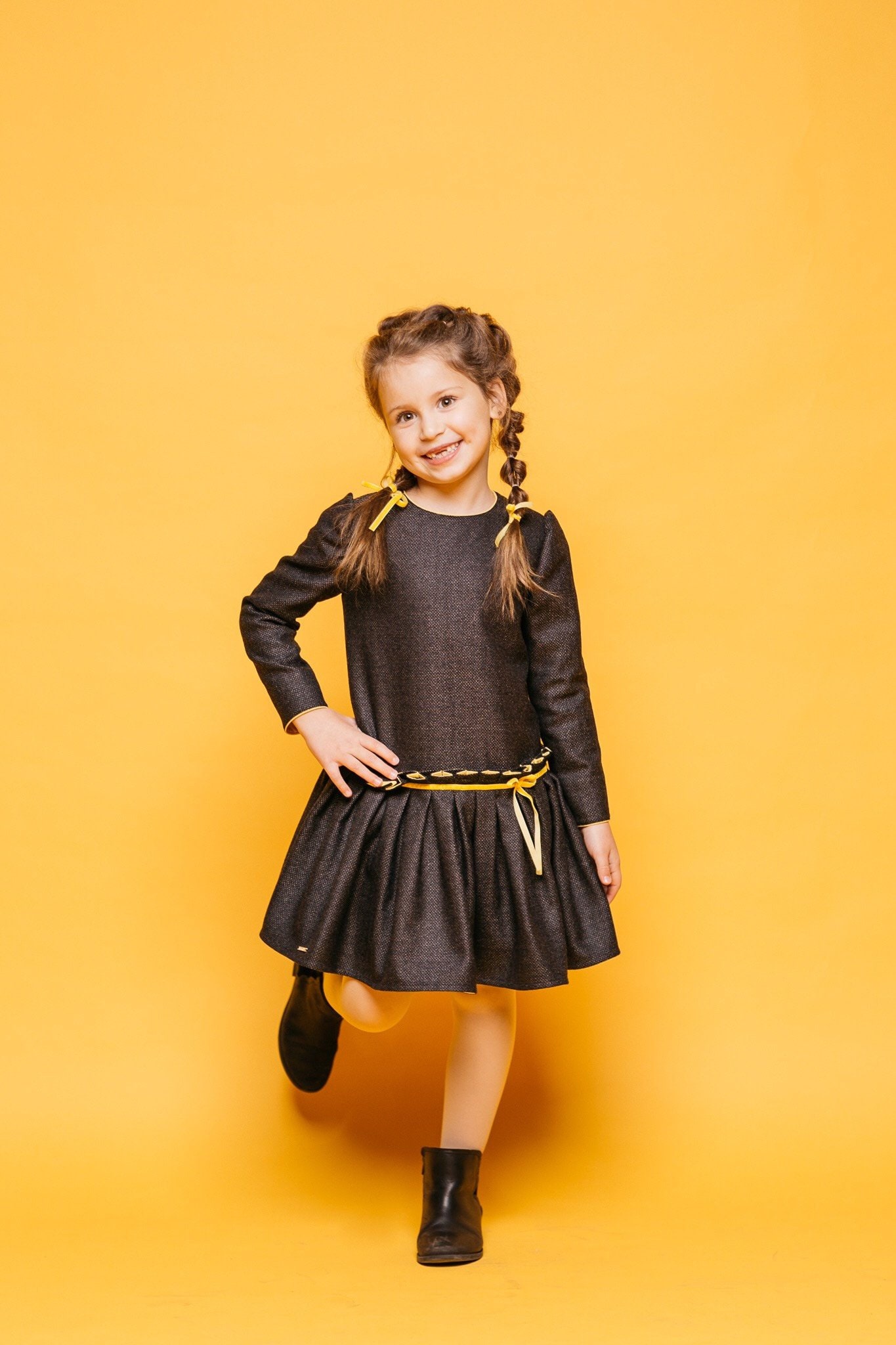 Warm Woolen Dress for Girl Elegant 
