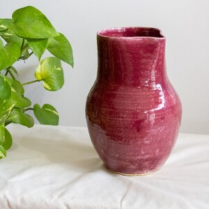 Handmade Raspberry Pitcher, Wine Pitcher, Beverage Pitcher, Water Pitcher image 1