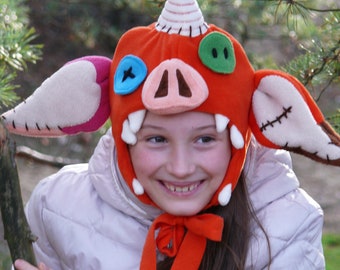Bokoblin Mask, Bokoblin hat, The Legend of Zelda, Breath of the Wild, Zelda cospley, Bokoblin costum, BOTW, plushie, plush, Link