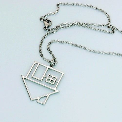 Neighbourhood Necklace Neighbourhood Logo Pendant, NBHD Stainless
